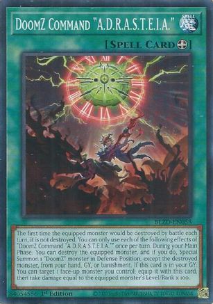 DoomZ Command "A.D.R.A.S.T.E.I.A." [BLZD-EN058] Common / Short Print - Blazing Dominion - Card Brawlers | Quebec | Canada |