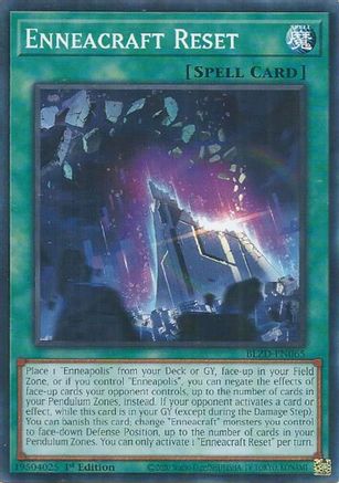 Enneacraft Reset [BLZD-EN065] Common / Short Print - Blazing Dominion - Card Brawlers | Quebec | Canada |
