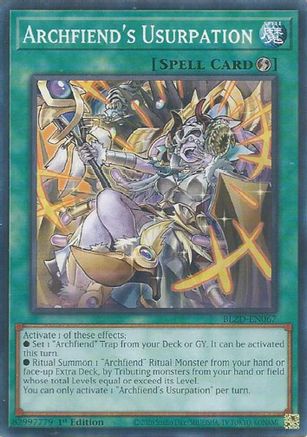 Archfiend's Usurpation [BLZD-EN067] Common / Short Print - Blazing Dominion - Card Brawlers | Quebec | Canada |