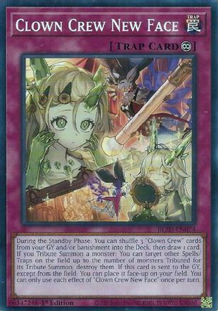 Clown Crew New Face [BLZD-EN074] Common / Short Print - Blazing Dominion - Card Brawlers | Quebec | Canada |