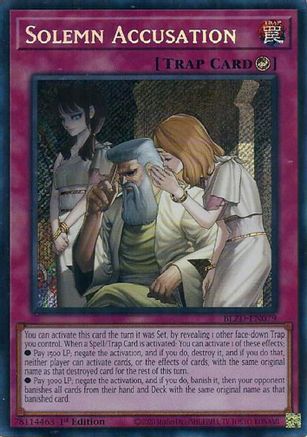Solemn Accusation [BLZD-EN079] Secret Rare - Blazing Dominion - Card Brawlers | Quebec | Canada |