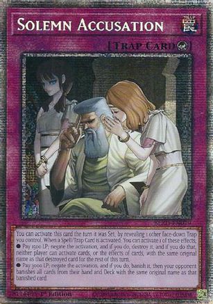 Solemn Accusation [BLZD-EN079] Starlight Rare - Blazing Dominion - Card Brawlers | Quebec | Canada |