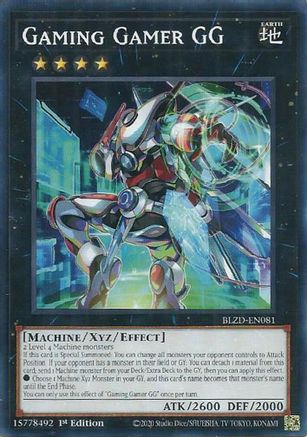 Gaming Gamer GG [BLZD-EN081] Common / Short Print - Blazing Dominion - Card Brawlers | Quebec | Canada |