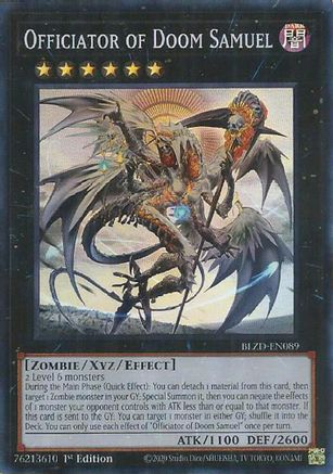 Officiator of Doom Samuel [BLZD-EN089] Super Rare - Blazing Dominion - Card Brawlers | Quebec | Canada |