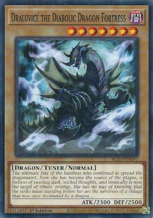 Draluvice the Diabolic Dragon Fortress [BLZD-EN097] Common / Short Print - Blazing Dominion - Card Brawlers | Quebec | Canada |