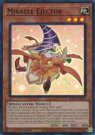 Miracle Ejector [BLZD-EN098] Super Rare - Blazing Dominion - Card Brawlers | Quebec | Canada |