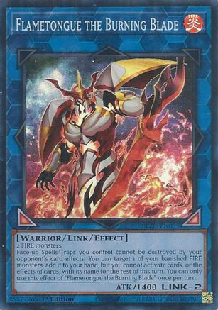 Flametongue the Burning Blade [BLZD-EN099] Super Rare - Blazing Dominion - Card Brawlers | Quebec | Canada |