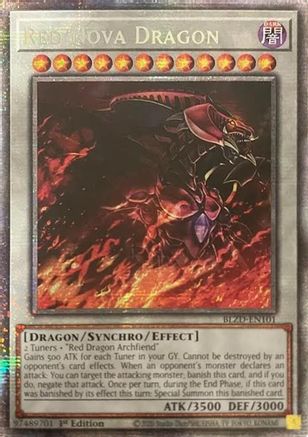 Red Nova Dragon [BLZD-EN101] Starlight Rare - Blazing Dominion - Card Brawlers | Quebec | Canada |