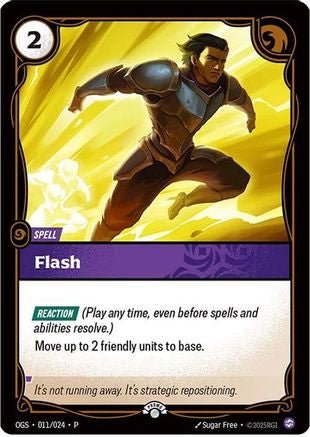 Flash (011/024) - Riftbound Organized Play Promotional Cards - Riftbound Organized Play Promotional Cards - Card Brawlers | Quebec | Canada |