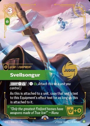 Svellsongur (059/221) - Riftbound Judge Promotional Cards Foil - Riftbound Judge Promotional Cards - Card Brawlers | Quebec | Canada |