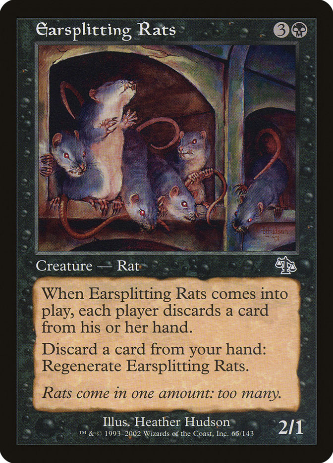 Earsplitting Rats [Judgment] - Magic: The Gathering - Card Brawlers | Quebec | Canada |
