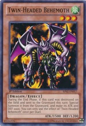 Twin-Headed Behemoth [BP02-EN017] Common - Yu-Gi-Oh! - Card Brawlers | Quebec | Canada |