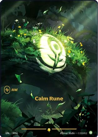 Calm Rune (Alternate Art) (R02a) - Unleashed Foil - Unleashed - Card Brawlers | Quebec | Canada |