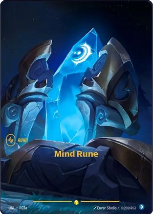 Mind Rune (Alternate Art) (R03a) - Unleashed Foil - Unleashed - Card Brawlers | Quebec | Canada |