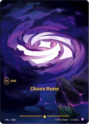 Chaos Rune (Alternate Art) (R05a) - Unleashed Foil - Unleashed - Card Brawlers | Quebec | Canada |