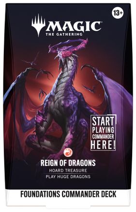 Magic: The Gathering - Foundations - Commander Deck - Reign of Dragons