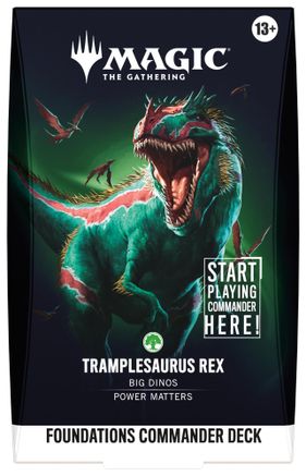 Magic: The Gathering - Foundations - Commander Deck - Tramplesaurus Rex