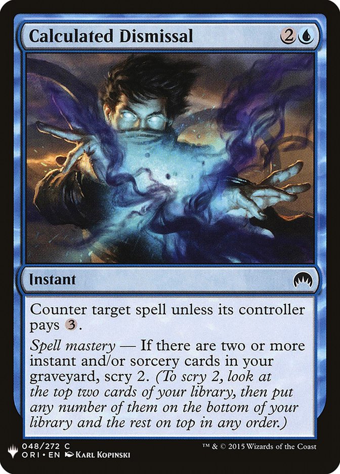 Calculated Dismissal [Mystery Booster] - Magic: The Gathering - Card Brawlers | Quebec | Canada |