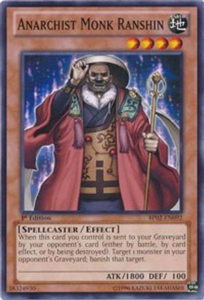 Anarchist Monk Ranshin [BP02-EN092] Common - Yu-Gi-Oh! - Card Brawlers | Quebec | Canada |