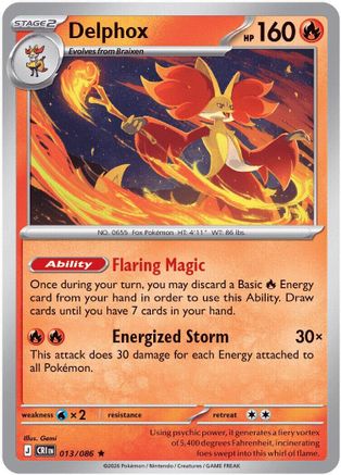 Delphox (013/null) - Holofoil [ME04 Chaos Rising]