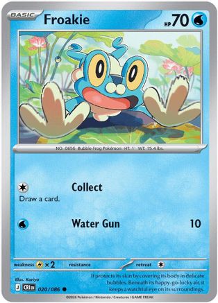 Froakie (020/086) [ME04 Chaos Rising]