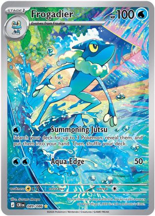 Frogadier (089/086) - Holofoil [ME04 Chaos Rising]