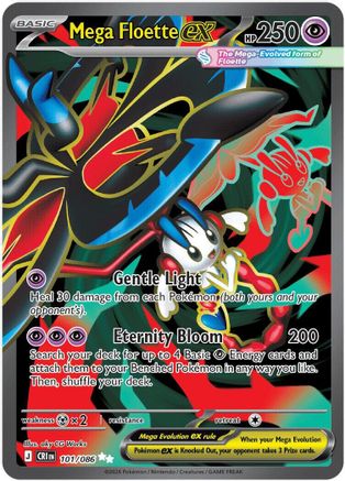 Mega Floette ex (101/086) - Holofoil [ME04 Chaos Rising]