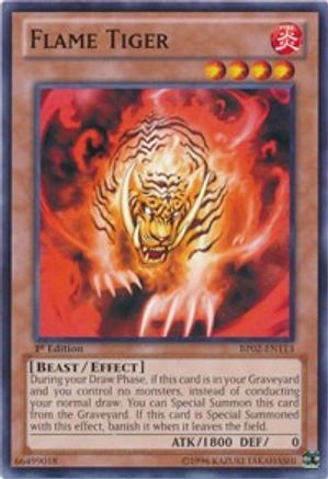 Flame Tiger [BP02-EN113] Common - Yu-Gi-Oh! - Card Brawlers | Quebec | Canada |