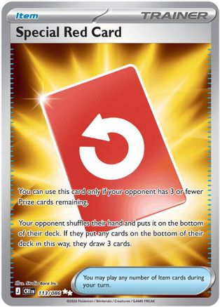 Special Red Card (113/086) - Holofoil [ME04 Chaos Rising]