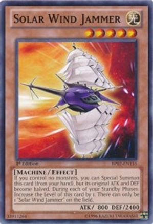 Solar Wind Jammer [BP02-EN116] Common - Yu-Gi-Oh! - Card Brawlers | Quebec | Canada |