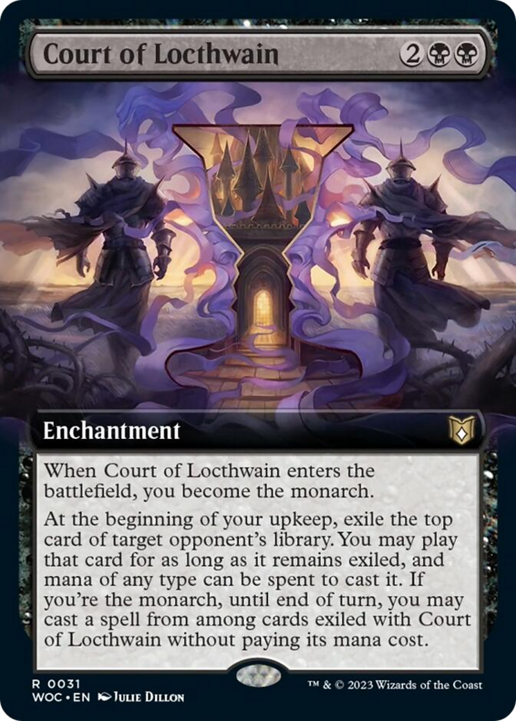Court of Locthwain (Extended Art) [Wilds of Eldraine Commander] - Magic: The Gathering - Card Brawlers | Quebec | Canada |