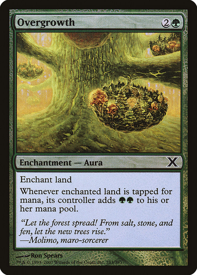 Overgrowth (Premium Foil) [Tenth Edition] - Magic: The Gathering - Card Brawlers | Quebec | Canada |