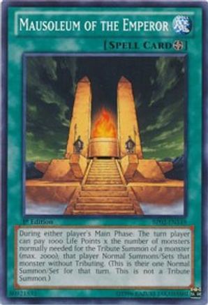 Mausoleum of the Emperor [BP02-EN149] Common - Yu-Gi-Oh! - Card Brawlers | Quebec | Canada |