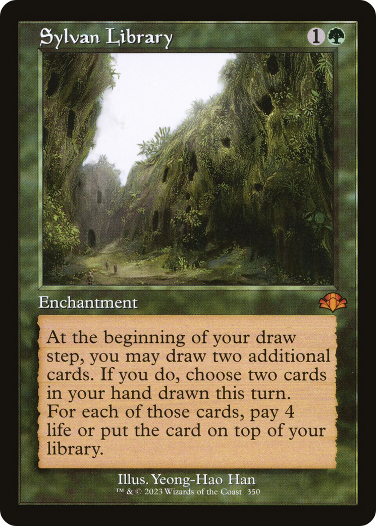 Sylvan Library (Retro) [Dominaria Remastered] - Magic: The Gathering - Card Brawlers | Quebec | Canada |