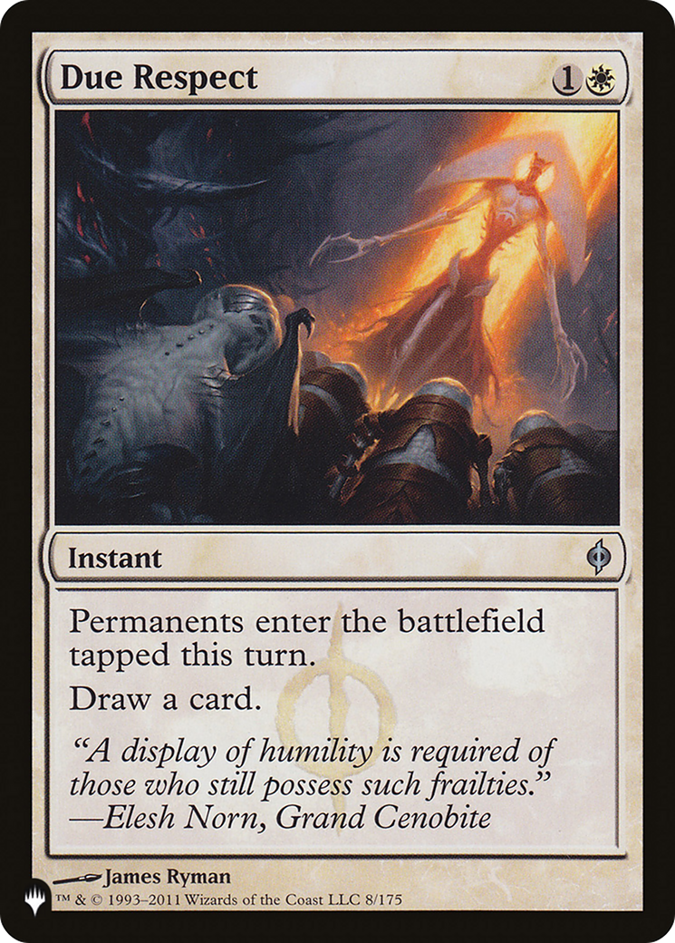 Due Respect [The List] - Magic: The Gathering - Card Brawlers | Quebec | Canada |