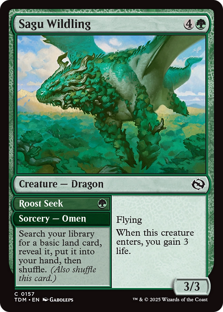 Sagu Wildling [Tarkir: Dragonstorm] - Magic: The Gathering - Card Brawlers | Quebec | Canada |