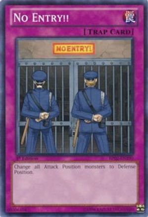 No Entry!! [BP02-EN190] Common - Yu-Gi-Oh! - Card Brawlers | Quebec | Canada |