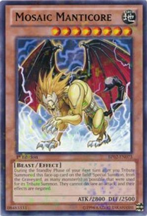 Mosaic Manticore [BP02-EN073] Mosaic Rare - Yu-Gi-Oh! - Card Brawlers | Quebec | Canada |