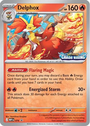 Delphox (074/null) - Holofoil [ME Mega Evolution Promo]
