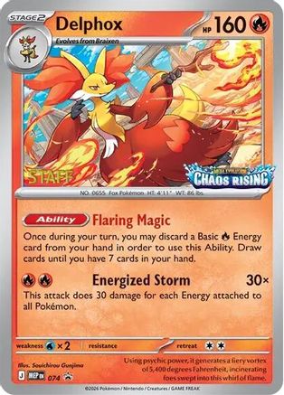 Delphox (074/null) - Holofoil [ME Mega Evolution Promo]