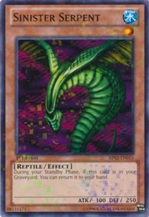 Sinister Serpent [BP02-EN015] Mosaic Rare - Yu-Gi-Oh! - Card Brawlers | Quebec | Canada |
