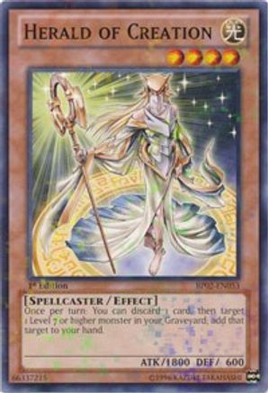 Herald of Creation [BP02-EN053] Mosaic Rare - Yu-Gi-Oh! - Card Brawlers | Quebec | Canada |