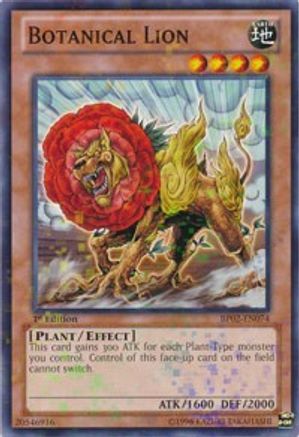 Botanical Lion [BP02-EN074] Mosaic Rare - Yu-Gi-Oh! - Card Brawlers | Quebec | Canada |