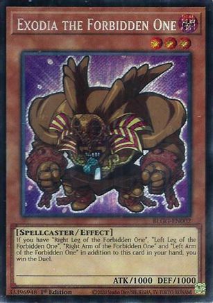 Exodia the Forbidden One (BLGG-EN002) Secret Rare