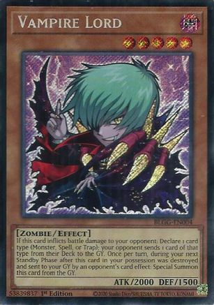 Vampire Lord (BLGG-EN004) Secret Rare