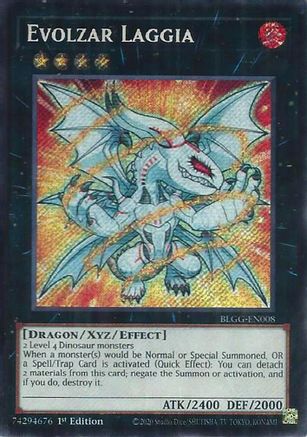 Evolzar Laggia (BLGG-EN008) Secret Rare