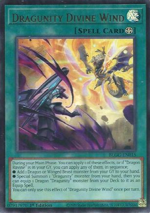 Dragunity Divine Wind (BLGG-EN015) Ultra Rare