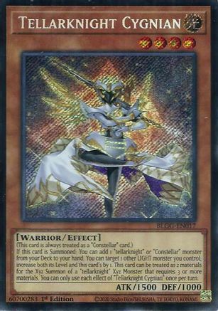 Tellarknight Cygnian (BLGG-EN017) Secret Rare