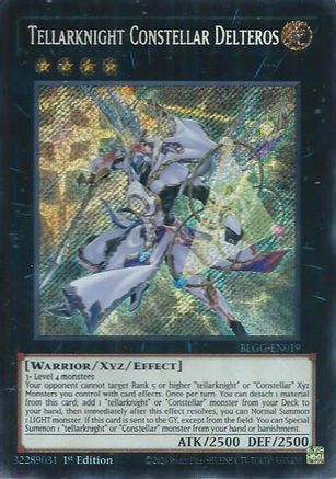 Tellarknight Constellar Delteros (BLGG-EN019) Secret Rare