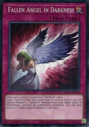 Fallen Angel in Darkness (BLGG-EN031) Secret Rare